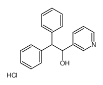 3-Pyridinemethanol, alpha-benzyl-alpha-phenyl-, hydrochloride Structure