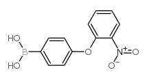 (4-(2-NITROPHENOXY)PHENYL)BORONIC ACID structure