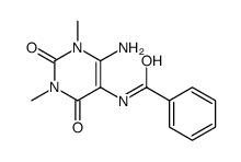 Benzamide,N-(6-amino-1,2,3,4-tetrahydro-1,3-dimethyl-2,4-dioxo-5-pyrimidinyl)- Structure