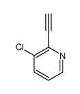 3-氯-2-乙炔基吡啶结构式