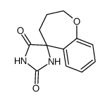Spiro[1,3-diazolidine-5,5'-2H,3H,4H-benzo[f]oxepane]-2,4-dione结构式