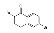 2,6-二溴-3,4-二氢萘-1(2H)-酮结构式