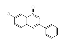 7-chloro-3-phenyl-benzo[e][1,2,4]triazine-1-oxide Structure