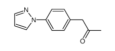 1-(4-pyrazol-1-yl-phenyl)-propan-2-one Structure