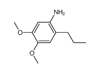 4,5-dimethoxy-2-propyl-aniline结构式