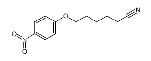 6-(4-nitro-phenoxy)-hexanenitrile结构式