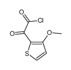 2-Thiopheneacetyl chloride, 3-methoxy-alpha-oxo- (9CI) picture