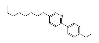 2-(4-ethylphenyl)-5-octylpyridine Structure