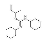 but-3-en-2-yl N,N'-dicyclohexylcarbamimidate结构式