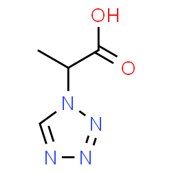 2-(1H-四唑-1-基)丙酸结构式