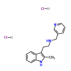 2-(2-Methyl-1H-indol-3-yl)-N-(3-pyridinylmethyl)ethanamine dihydrochloride Structure