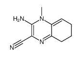 2-Quinoxalinecarbonitrile,3-amino-4,6,7,8-tetrahydro-4-methyl-(9CI)结构式