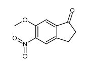 6-methoxy-5-nitro-1-indanone Structure