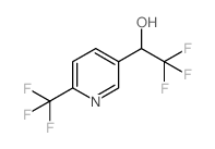 2,2,2-Trifluoro-1-(6-(trifluoromethyl)pyridin-3-yl)ethanol结构式