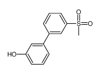 3'-(METHYLSULFONYL)-[1,1'-BIPHENYL]-3-OL structure