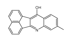 9-methyl-acenaphtho[1,2-b]quinolin-12-ol结构式