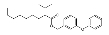 (3-phenoxyphenyl)methyl 2-propan-2-ylnonanoate结构式