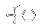 Benzenethiosulfonic acid S-methyl ester Structure