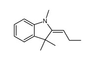 (E)-1,3,3-Trimethyl-2-propylidenindolin结构式