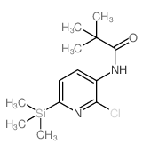 N-(2-chloro-6-(trimethylsilyl)pyridin-3-yl)pivalamide Structure