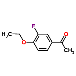 ethanone, 1-(4-ethoxy-3-fluorophenyl)-结构式