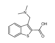 3-Dimethylaminomethyl-benzo[b]thiophene-2-carboxylic acid结构式