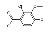 2,4-dichloro-3-methoxybenzoic acid Structure