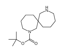 tert-butyl 2,9-diazaspiro[6.6]tridecane-2-carboxylate Structure