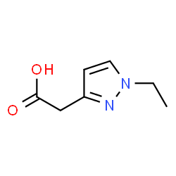 2-(1-ethylpyrazol-3-yl)acetic acid结构式