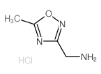 (5-甲基-1,2,4-恶二唑-3-基)甲胺盐酸盐结构式