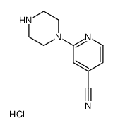 2-Piperazin-1-yl-isonicotinonitrilehydrochloride Structure