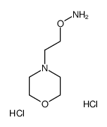 4-[2-(Aminooxy)ethyl]morpholine dihydrochloride结构式