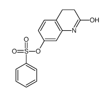 2-Oxo-1,2,3,4-tetrahydro-7-quinolinyl benzenesulfonate结构式