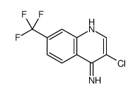 4-Amino-3-chloro-7-trifluoromethylquinoline结构式