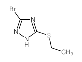 5-bromo-3-(ethylthio)-1H-1,2,4-triazole(SALTDATA: FREE) structure