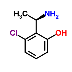 2-[(1R)-1-Aminoethyl]-3-chlorophenol Structure