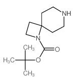 tert-butyl 1,7-diazaspiro[3.5]nonane-1-carboxylate structure