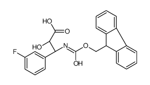 (2S,3S)-3-((((9H-FLUOREN-9-YL)METHOXY)CARBONYL)AMINO)-3-(3-FLUOROPHENYL)-2-HYDROXYPROPANOIC ACID picture