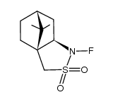 (3aS,6R,7aR)-1-fluoro-8,8-dimethylhexahydro-1H-3a,6-methanobenzo[c]isothiazole 2,2-dioxide Structure