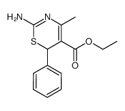 ethyl 2-amino-4-methyl-6-phenyl-6H-1,3-thiazine-5-carboxylate Structure