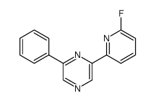 2-(6-fluoropyridin-2-yl)-6-phenylpyrazine结构式