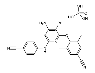 etravirine phosphate结构式