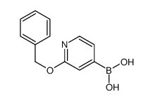2-(苄氧基)吡啶-4-硼酸结构式