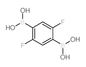 2,5-二氟-1,4-苯二硼酸结构式