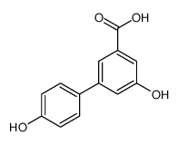 3-hydroxy-5-(4-hydroxyphenyl)benzoic acid Structure