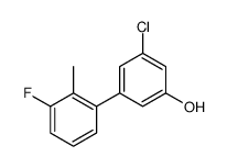 3-chloro-5-(3-fluoro-2-methylphenyl)phenol Structure