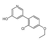 5-(2-chloro-4-ethoxyphenyl)pyridin-3-ol Structure