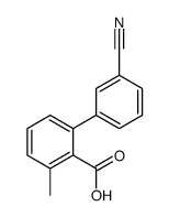 2-(3-cyanophenyl)-6-methylbenzoic acid Structure
