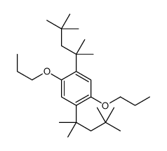 1,4-dipropoxy-2,5-bis(2,4,4-trimethylpentan-2-yl)benzene Structure