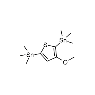 Stannane, (3-methoxy-2,5-thiophenediyl)bis[trimethyl- Structure